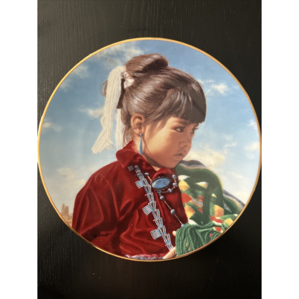 1994 Desert Bloom Proud Innocence Hamilton Collection Plate by Jay Schmidt
